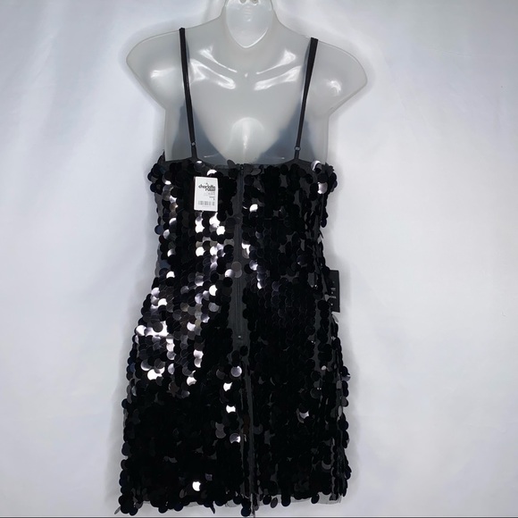 NWT Charlotte Russe Black Sequin Dress SZ Small - Picture 8 of 9